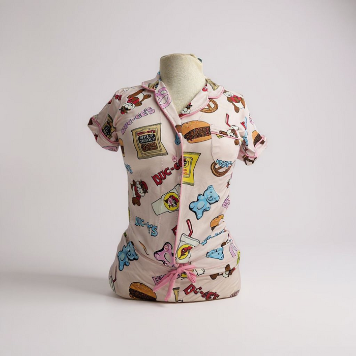 Buc-ee's Button Down Pajama Top