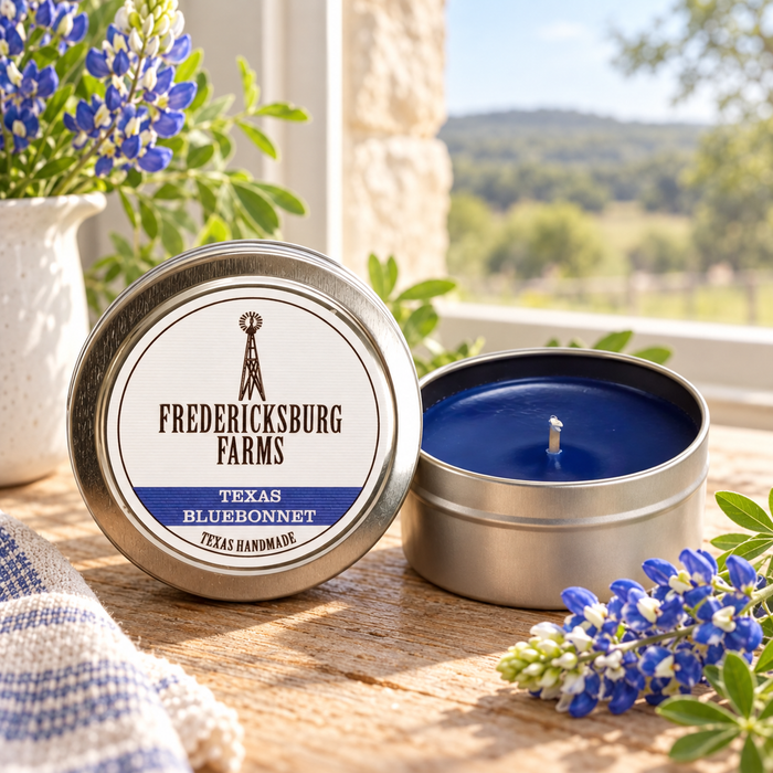 Fredericksburg Farms
Texas Bluebonnet Candle Travel Tin