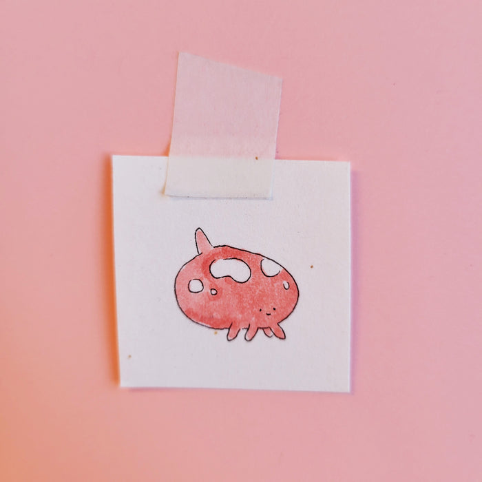 Round Red & White Buggy