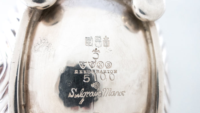 Reed Barton Silver Plate Creamer Sulgrave Manor 5100