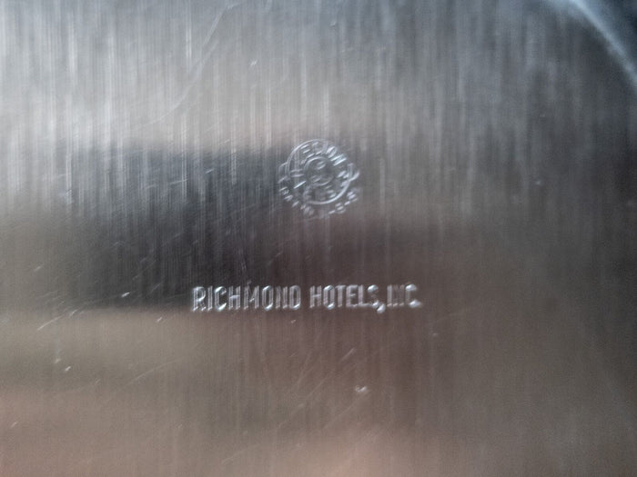 Vintage Hotel Serving Tray Platter Richmond Hotels 21"