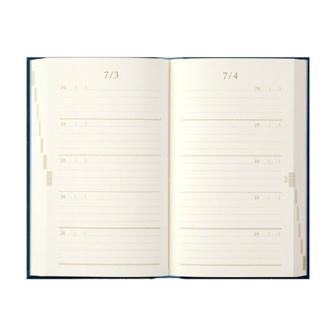 5 Year Journal - Flower Embroidery Black