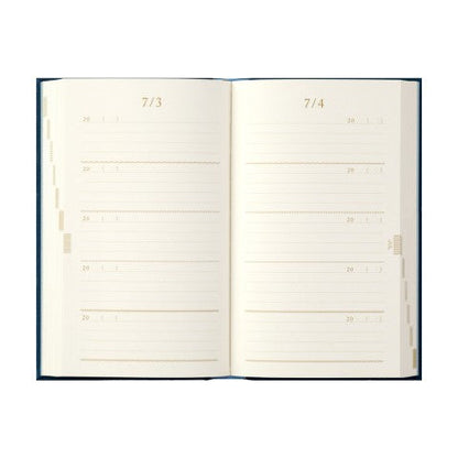 5 Year Journal - Flower Embroidery Black