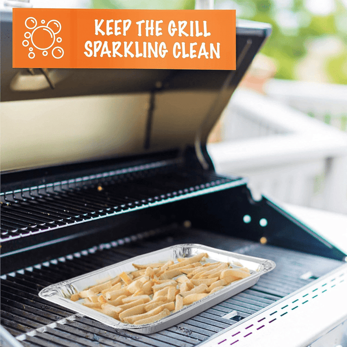 Aluminum Grill Pans 9" x 13" - 20 Pack - Wichita Home Outlet
