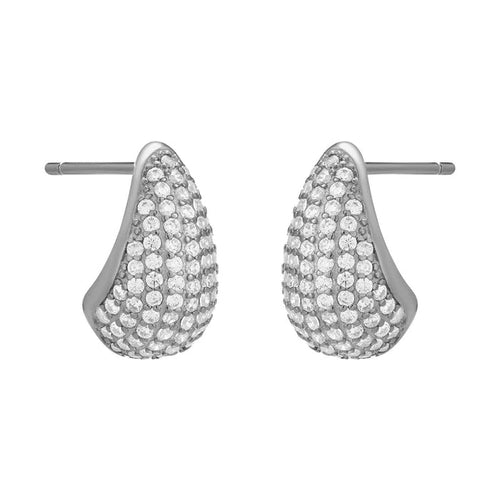 Anise Teardrop Studs - Silver Anise Teardrop Studs - Silver Earrings