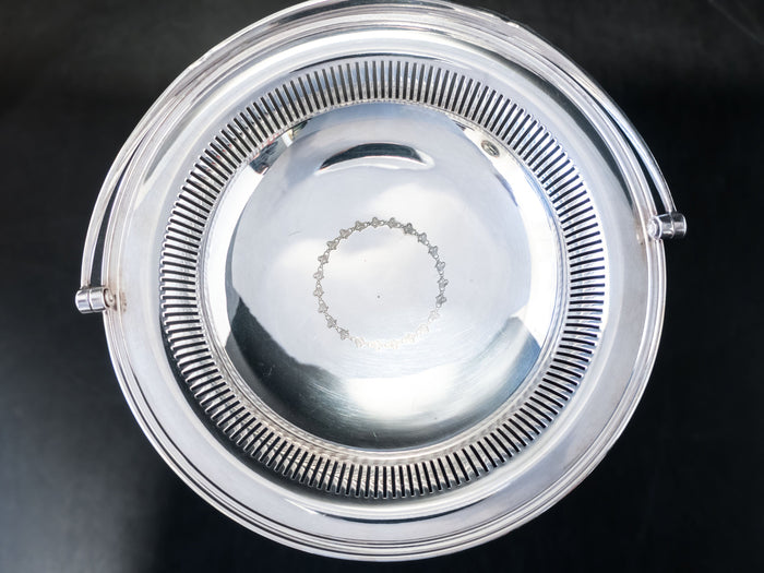 Antique Hotel Silver Plate Basket Mappin And Webb London Silver And Silverplate