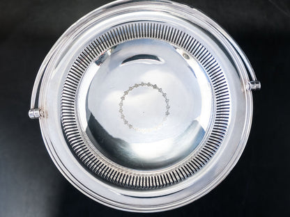 Antique Hotel Silver Plate Basket Mappin And Webb London Silver And Silverplate