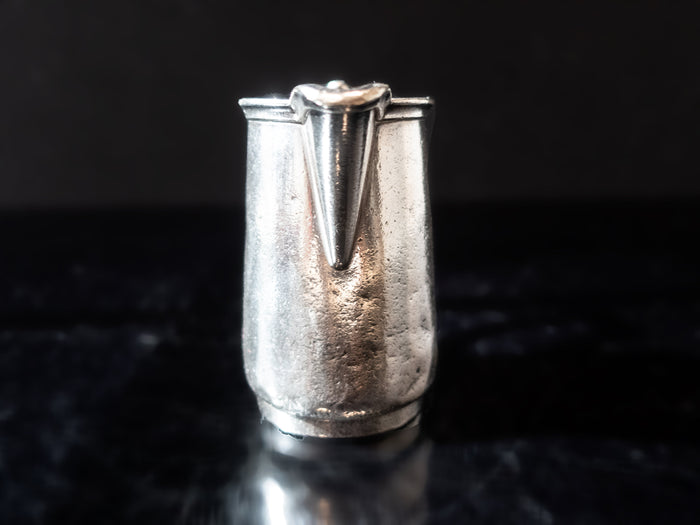Antique Regina Palast Hotel Silver Soldered Creamer Pitcher Wellner Soehne Germany
