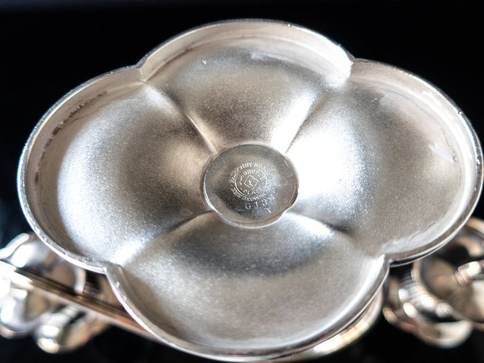 Antique Silver Plate Candelabra Silver Plate 3 Light Candle Holder Pairpoint Mfg Co Silver And Silverplate