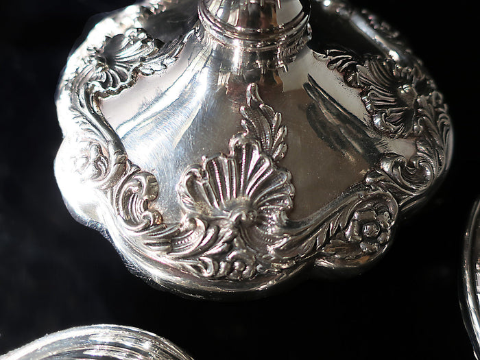 Antique Silver Plate Epergne Convertible Candelabra