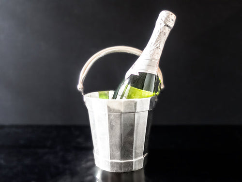 Antique Silver Plate Ice Bucket Champagne Chiller Jos Heinrich's New York Paris