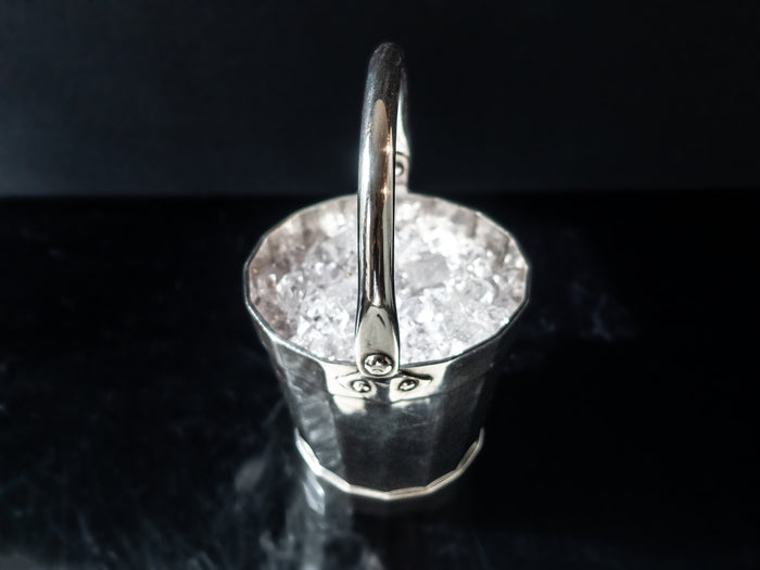 Antique Silver Plate Ice Bucket Champagne Chiller Jos Heinrich's New York Paris