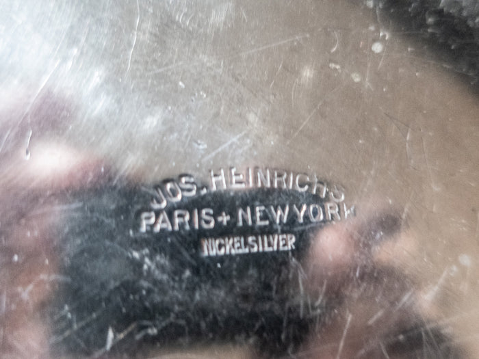 Antique Silver Plate Ice Bucket Champagne Chiller Jos Heinrich's New York Paris