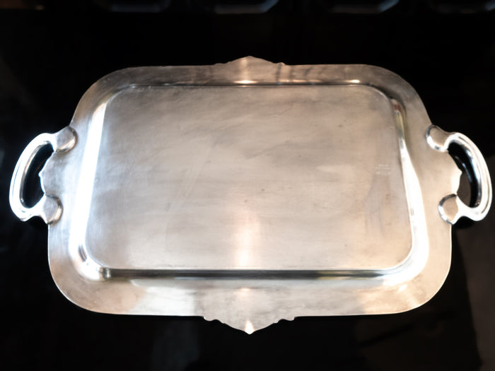 Antique Silver Plate Serving Tray Georgian By Community Plate