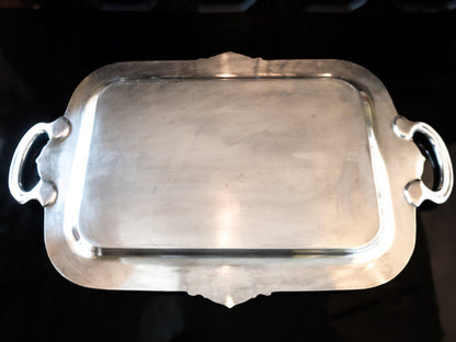 Antique Silver Plate Serving Tray Georgian By Community Plate