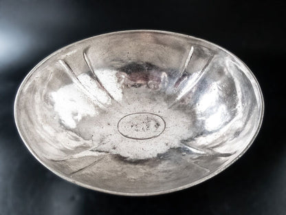 Antique Silver Soldered Meat Dome Food Cloche Hotel Silver