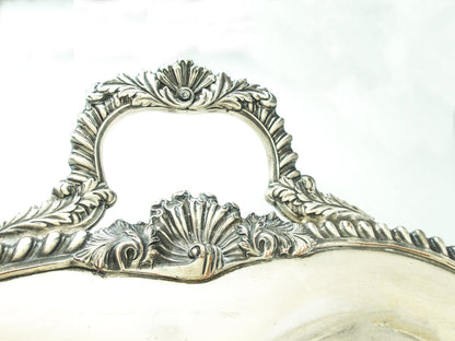 Antique XL Silver Plate Serving Tray Barbour Silver Co Circa 1890s