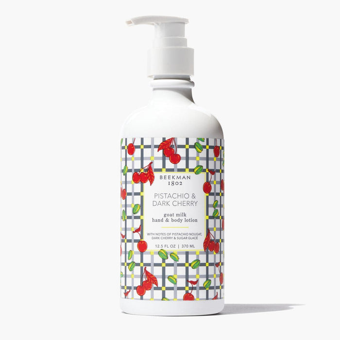 Beekman 1802 Pistachio Dark Cherry 12.5 oz Lotion Beekman 1802 Pistachio Dark Cherry 12.5 oz Lotion Bath and Body