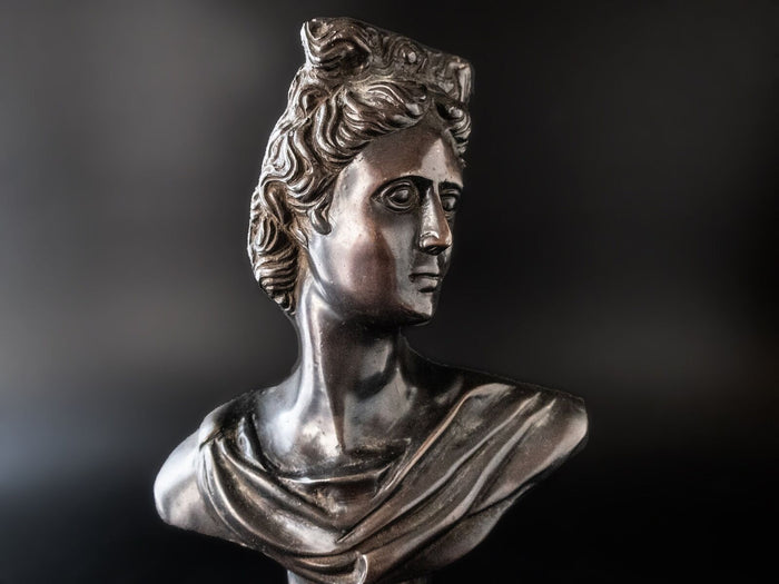Bronze Bust Greek Goddess Neoclassical Statue Wildwood