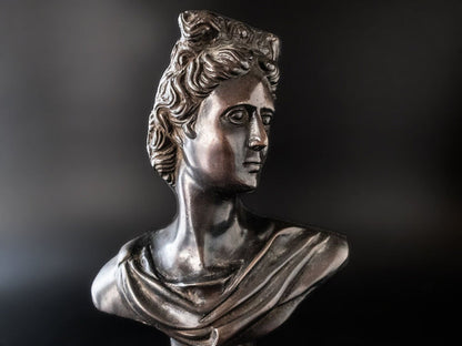 Bronze Bust Greek Goddess Neoclassical Statue Wildwood