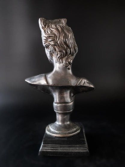 Bronze Bust Greek Goddess Neoclassical Statue Wildwood