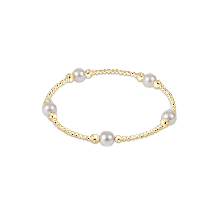 Enewton Purpose Pearl 6mm Bead Bracelet Enewton Purpose Pearl 6mm Bead Bracelet Bracelet