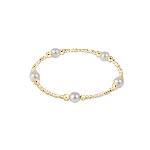 Enewton Purpose Pearl 6mm Bead Bracelet Enewton Purpose Pearl 6mm Bead Bracelet Bracelet