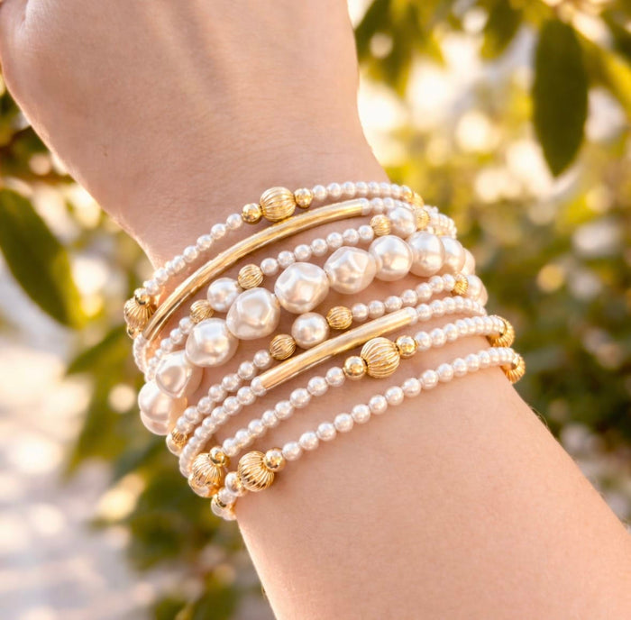 Enewton Purpose Pearl 6mm Bead Bracelet Enewton Purpose Pearl 6mm Bead Bracelet Bracelet