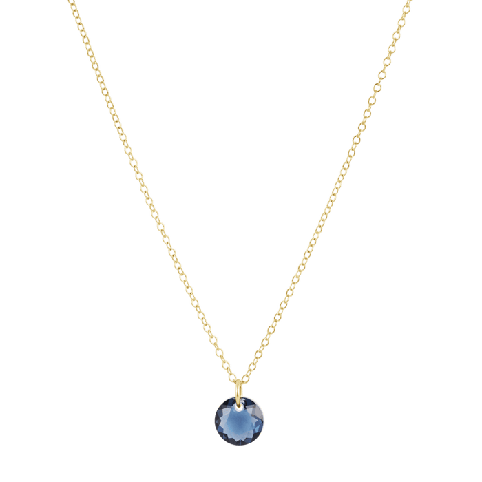 Enewton Reflections Blue Sapphire Crystal Birthstone Necklace – 14kt Gold-Filled Enewton Reflections Blue Sapphire Crystal Birthstone Necklace – 14kt Gold-Filled Necklaces