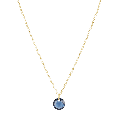 Enewton Reflections Blue Sapphire Crystal Birthstone Necklace – 14kt Gold-Filled Enewton Reflections Blue Sapphire Crystal Birthstone Necklace – 14kt Gold-Filled Necklaces