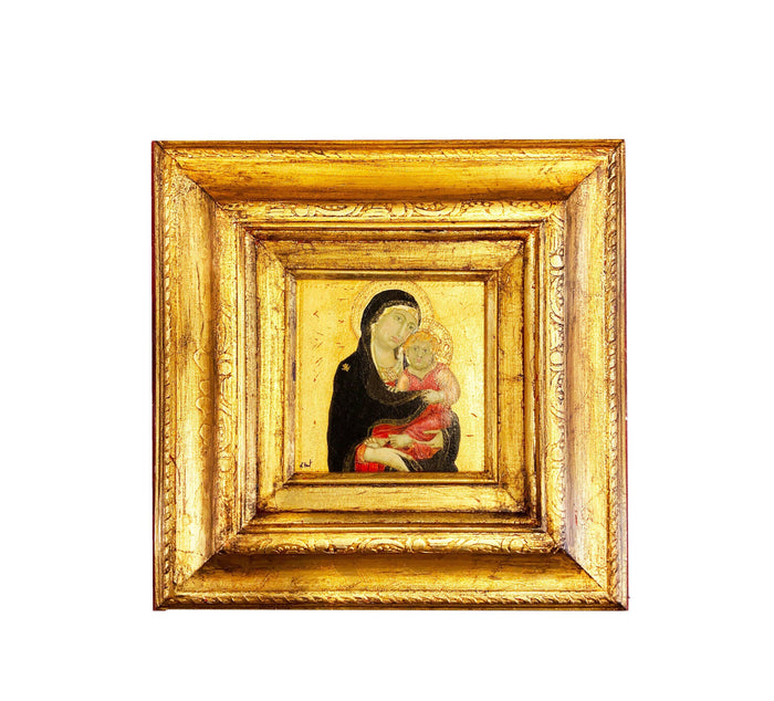 Gilded Framed Oil Painting Madonna And Child Antique Style Paintings And Art