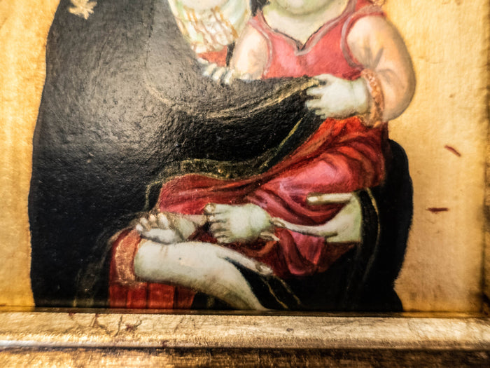 Gilded Framed Oil Painting Madonna And Child Antique Style Paintings And Art