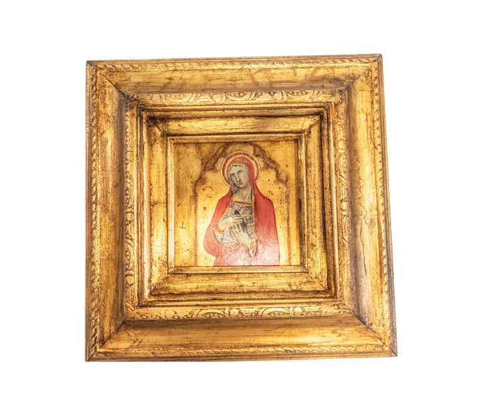 Gilded Framed Oil Painting Saint Mary Magdalen Antique Style Paintings And Art