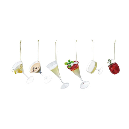 Glass Cocktail Ornament Glass Cocktail Ornament Ornaments