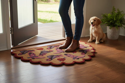 H-E-B Destination Holiday Boots & Hats Doormat