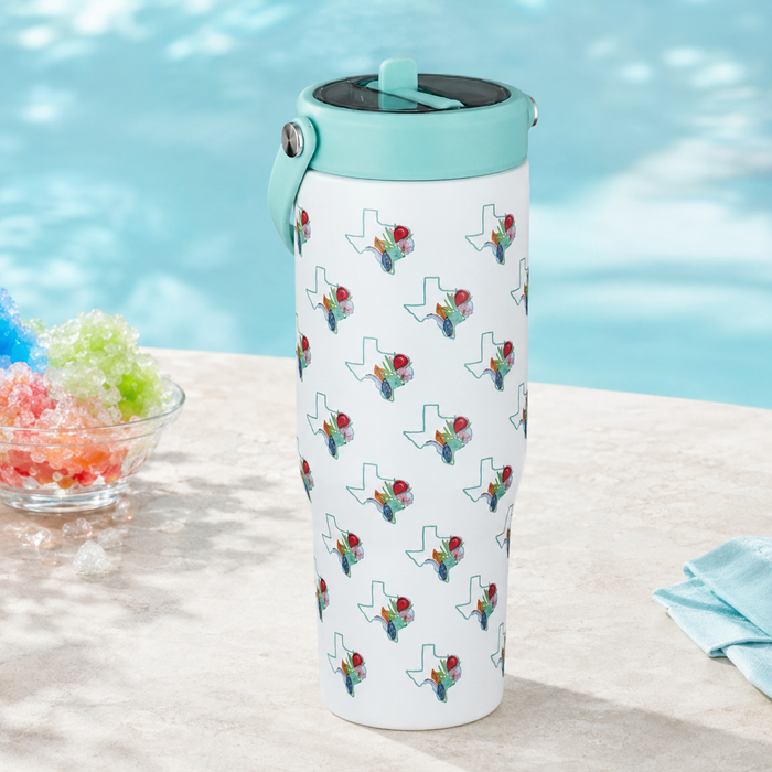 H-E-B Texas Floral Tumbler, 32 oz