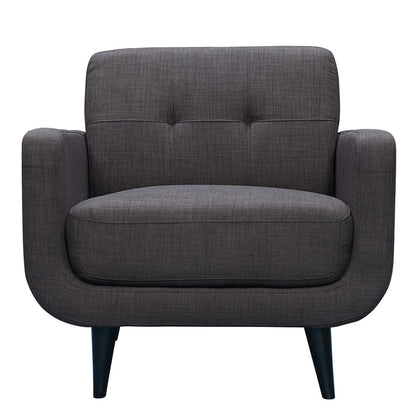Hadley Tufted Accent Chair - Heirloom Charcoal - Wichita Home Outlet