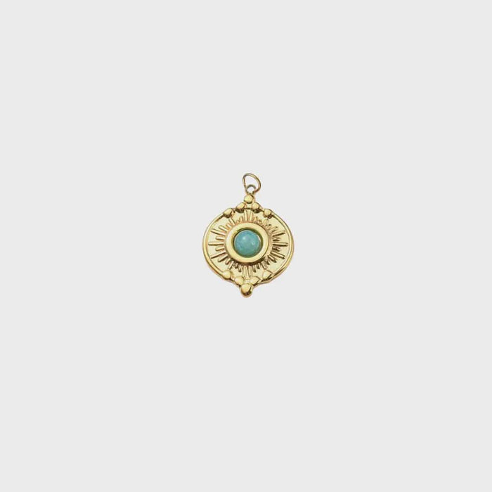 Harmony Aqua Stone Charm Harmony Aqua Stone Charm Charms
