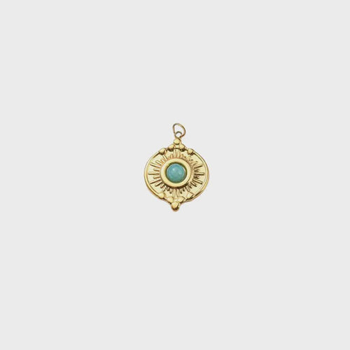 Harmony Aqua Stone Charm Harmony Aqua Stone Charm Charms