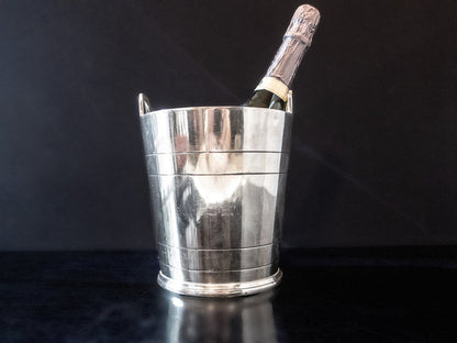 Hotel Style Silver Soldered Ice Bucket Champagne Chiller Sheffield England
