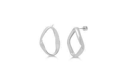 Isla “Go With the Flow” Sculptural Stud Earrings – Waterproof, Tarnish-Free Isla “Go With the Flow” Sculptural Stud Earrings – Waterproof, Tarnish-Free Earrings
