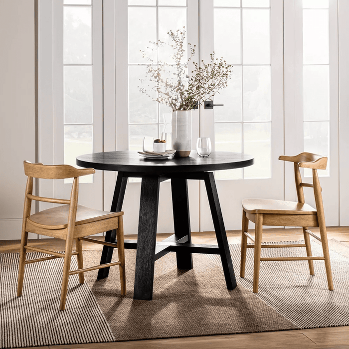 Kaysville Curved Back Wood Dining Chair - Natural (Set of 2) - Wichita Home Outlet