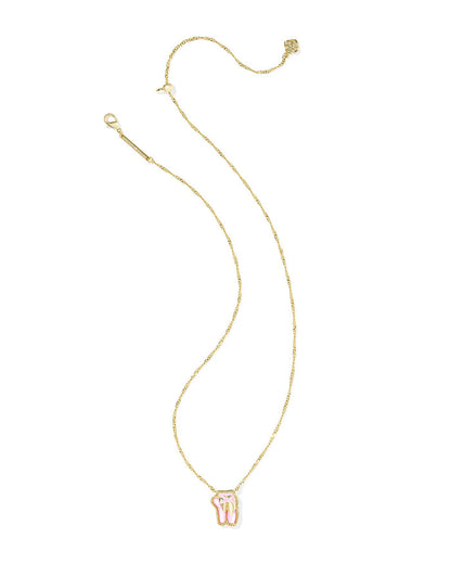 Kendra Scott Ballet Gold Short Pendant Necklace in Blush Mother of Pearl Kendra Scott Ballet Gold Short Pendant Necklace in Blush Mother of Pearl Necklaces