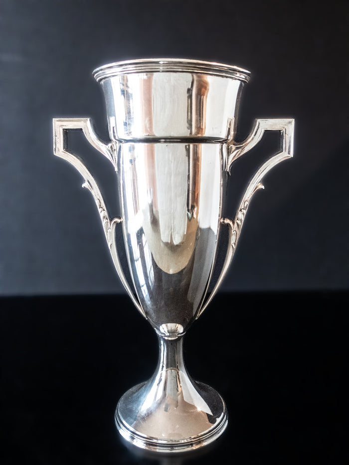 Large Antique Silver Plate Trophy Loving Cup Todd County Fair Late 1800s