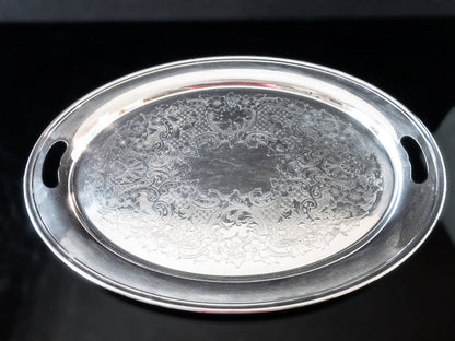 Large Silver Plate Serving Tray Colonial By Gorham YC407