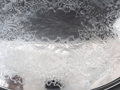 Large Silver Plate Serving Tray Colonial By Gorham YC407
