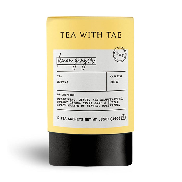 Lemon Ginger Herbal Tea Mini Tube Lemon Ginger Herbal Tea Mini Tube Tea