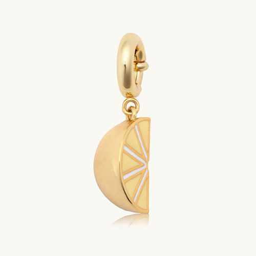 Little Words Project Charm - Lemon Wedge Little Words Project Charm - Lemon Wedge Charms