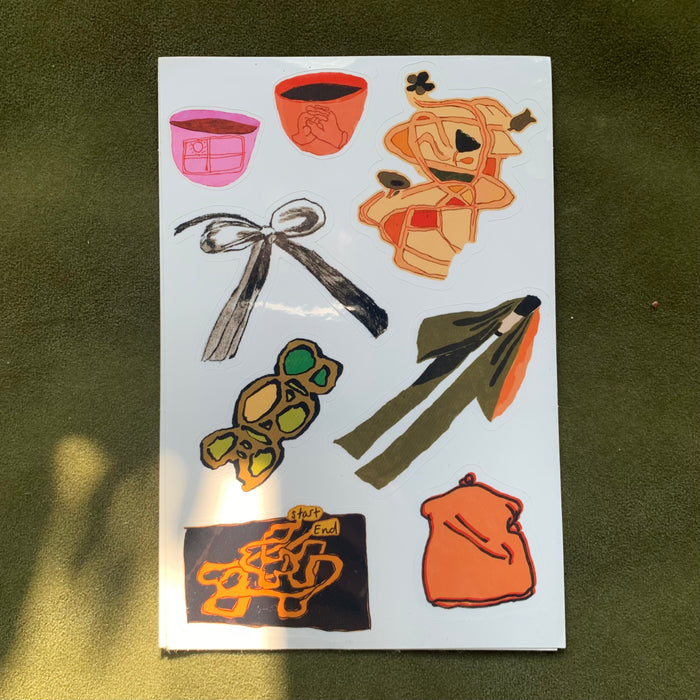 Marisha Lozada: Tiny Drawings Sticker Sheet