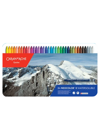 Neocolor II Watersoluble Wax Pastel Set of 84